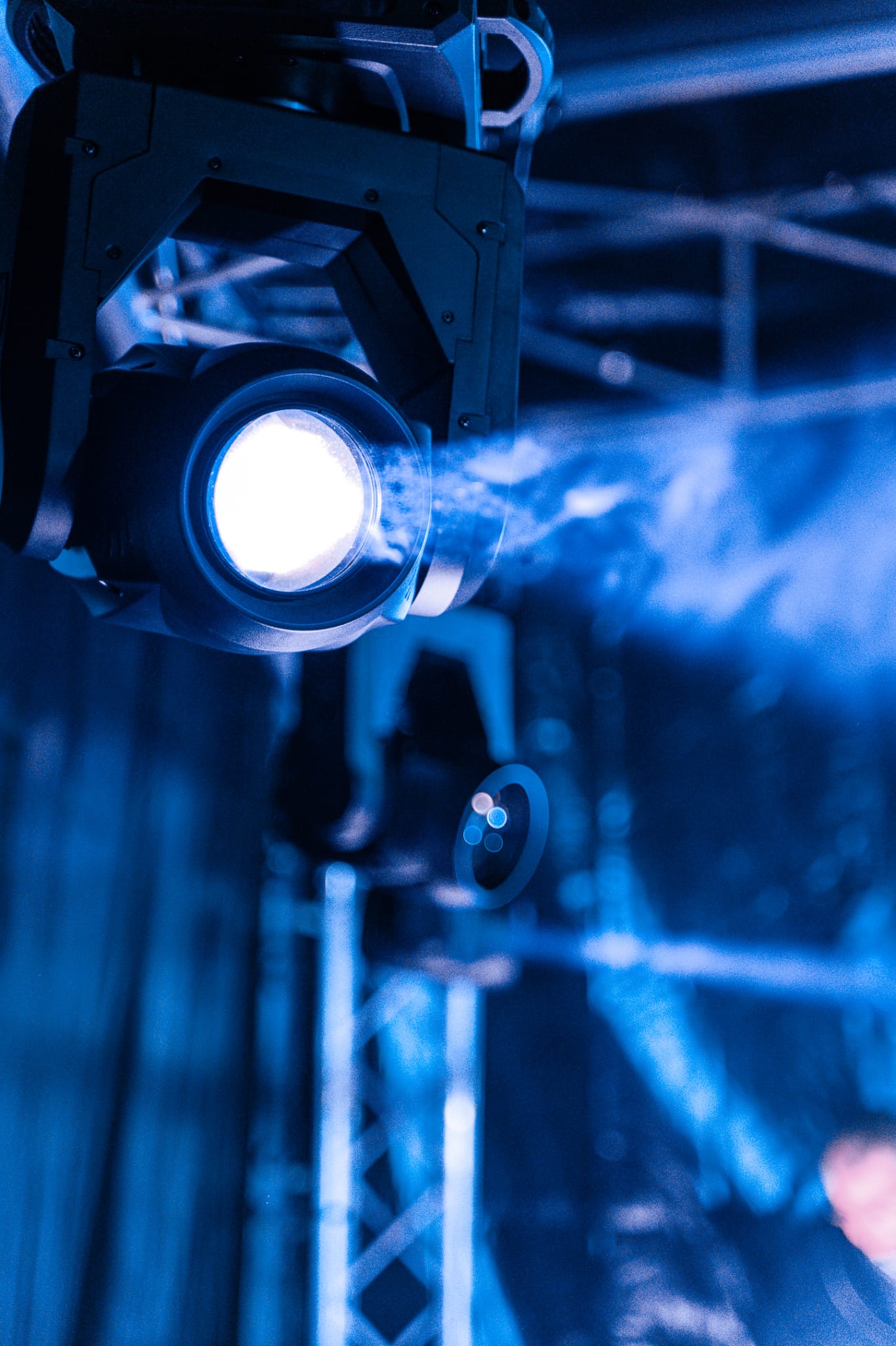 Concert avec éclairage spectaculaire